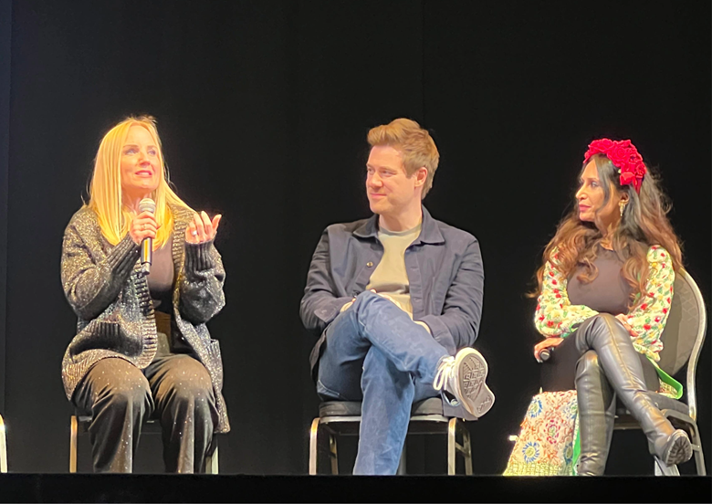 Kerry Ellis with David Hunter and Priya Kalidas